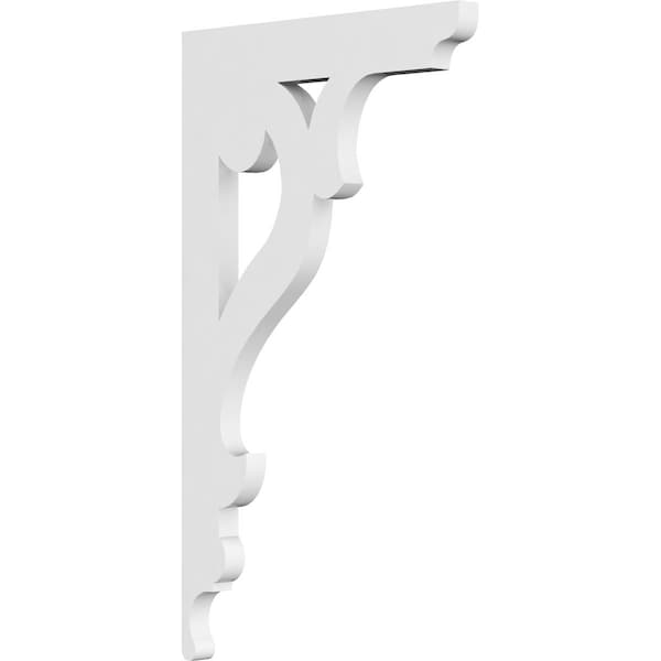 Ekena Millwork Brontes Architectural Grade PVC Bracket, 5/8"W X 8"D X 14"H BKTP01X08X14BR - main